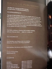 MASSIVE BLACK Art Book VOLUME one First Edition BALLISTIC 2009