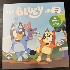 The Bluey Library 6 Books Box Set Brand New! Factory Sealed