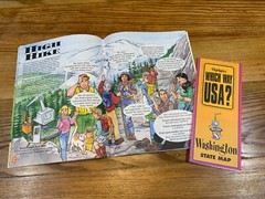 Highlights WHICH WAY USA Puzzle Books & Maps Nevada Washington Oregon California