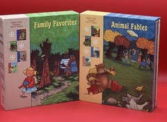 2 Abbeville Books Box Sets: Animal Fables & Family Favorites 8 Storybooks Total
