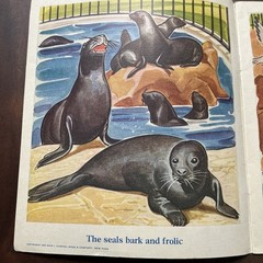 Vintage Linenette Books Animal Friends lot of 4 Sam’l Gabriel Sons & Co. 1941