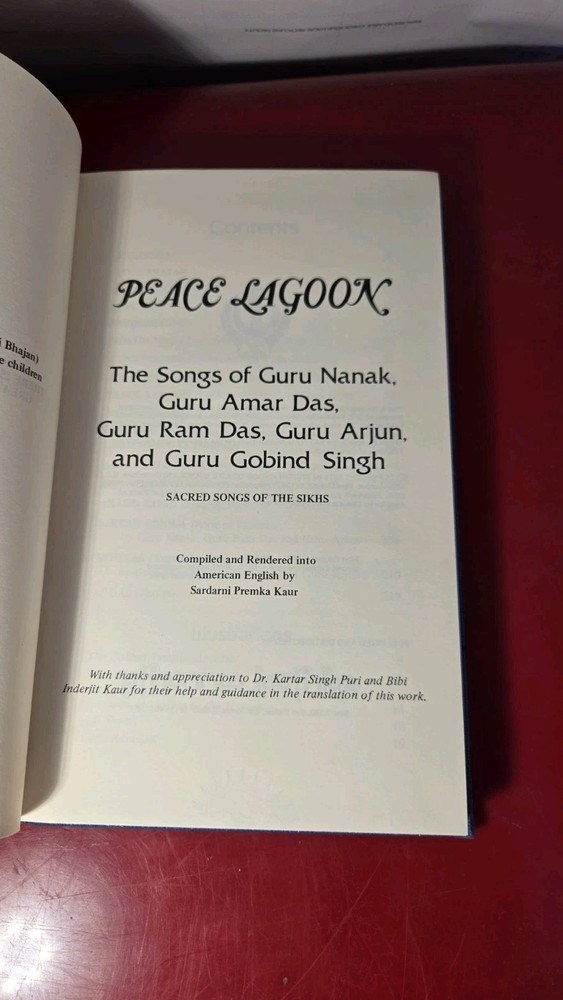 Peace Lagoon Sacred Songs Of The Sikhs 1973