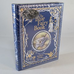THE BLUE FAIRY BOOK Andrew Lang Illustrated Bonded Leather Gilt Page Edges – NEW