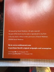 Whimsical Work of David Weidman Hardcover Dust Jacket 2nd Printing VGC MCM Icon!