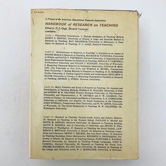 Handbook of Research on Teaching Pedagogy Studies Hardcover Book NL Gage 1971