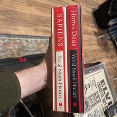 Sapiens/Homo Deus Box Set by Yuval Noah Harari (2017, Hardcover) New / Sealed