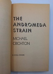The Andromeda Strain by Michael Crichton (1971, Paperback) Unread Copy NEW/NOS