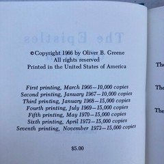 Epistles of John by Oliver Greene 1966 Hardcover