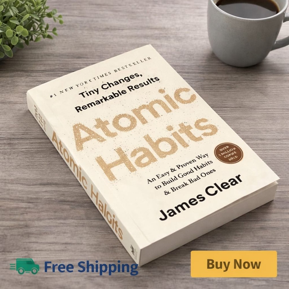 Atomic Habits Book by James Clear Paperback Self Help Bestseller