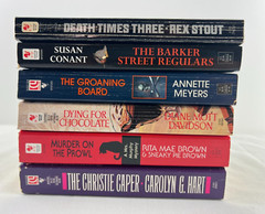 Lot of 6 Mystery Themed Novels Paperbacks Mixed Titles from Bantam Books