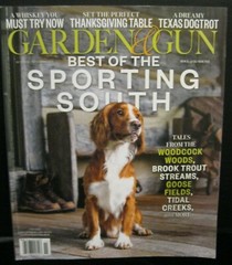 LOT OF 9 GARDEN & GUN SOFTCOVERS APRIL / MAY 2020 THROUGH OCTOBER /NOVEMBER 2023