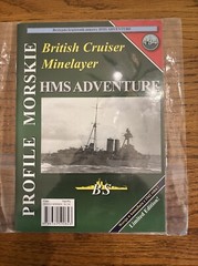 Profile Morskie # 134, British Cruiser Minelayer HMS ADVENTURE