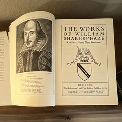 Works of William Shakespeare Oxford University Press Hardcover Dust Jacket Rare