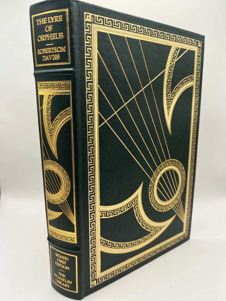 ROBERTSON DAVIES ~ SIGNED ~ The Lyre of Orpheus 1st Edition Franklin Leather