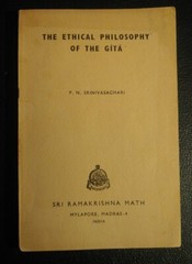 The Ethical Philosophy of the Gita P.N. Srinivasachari Sri Ramakrishna Math 1966