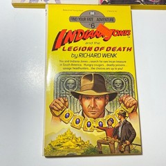 1984 Find Your Fate Adventure Indiana Jones Books 1, 4 & 6 (1st Ed.)- READ DESC.