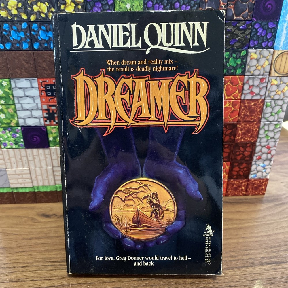 Dreamer by Daniel Quinn, 1st Printing (Tor, 1988) Paperbacks From Hell HORROR