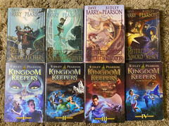 9 BOOK LOT RIDLEY PEARSON 2 HC 7 PB PETER & STARCATCHERS 1-4 KINGDOM KEEPERS 1-4
