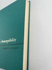 Hypnotic Susceptibility – Ernest R. Hilgard – 1965 – 1st hardcover VERY GOOD