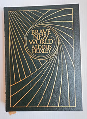 Brave New World Aldous Huxley Leather Bound Collectors Edition Easton Press NICE