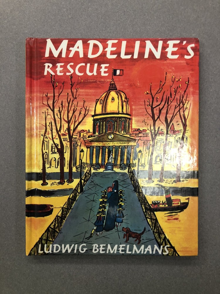 MADELINE’S RESCUE By: LUDWIG BEMELMANS Hardcover Great!!