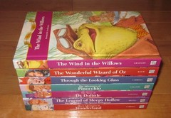 A Dalmatian Press Childrens Classic 7 Books Wizard of Oz Dr Dolittle Wonderland