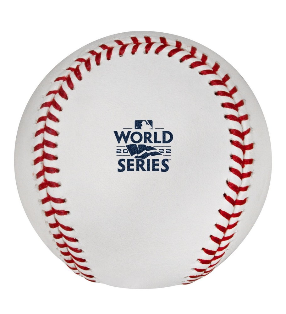 2022 World Series Rawlings Official MLB Leather Game Baseball Robert Manfred – 1