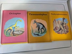 Lot of 8 Hardcover Dinosaur Library Series Books 1980s Rourke Publishing Vtg