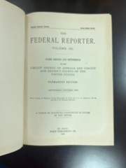 Lot of 5 Federal Reporter Antique Law Books 1900s Vols 103 107 121 122 123