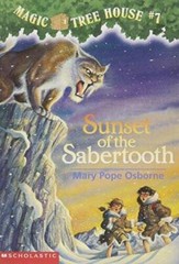 Sunset of the Sabertooth – Paperback By Mary Pope Osborne – GOOD