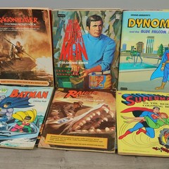 Vintage Coloring Book Lot Star Wars Batman Superman Star Trek Whitman 1970s 80s