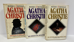 Vintage Agatha Christie Murder Mysteries Poirot Miss Marple (Lot of 12 MMPBs)