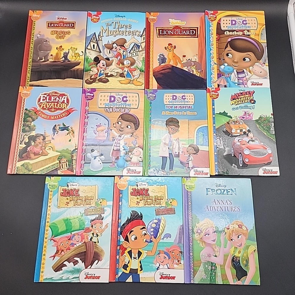 (11) Disney Wonderful World Of Reading hardcovers first american editions 2015