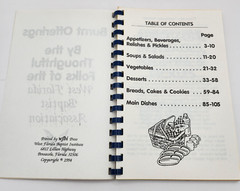 Burnt Offerings West Florida Baptist Association Cookbook Recipes 1994