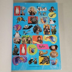 DreamWorks All Stars Gigantic Coloring Book w/ Stickers Turbo Kung Fu Panda