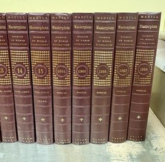 Masterplots Digests of World Literature ~ Complete 15 vol set + 5 Annuals 64-68
