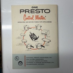 Presto Pressure Cooker Recipe Books Lot – Models 403 404 406 & 1960s VTG Manuals