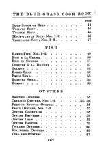 1911 The Blue. Grass Vintage Cook Book 388 Pages