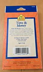 School Zone Time & Money Flash Cards Ages 6+ 1st 2nd Grade Learning Set USA