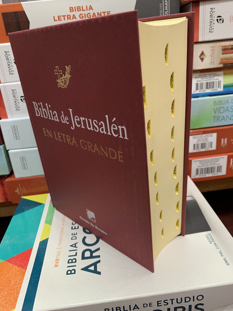 BIBLIA DE JERUSALEN.CATOLICA EN LETRA GRANDE REVISADA Y AUMENTADA CON INDICE