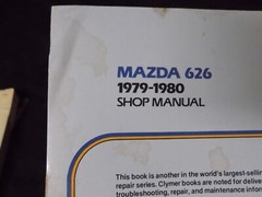Vintage Clymer Repair Service Shop Manual 1979 80 Mazda 626 A269