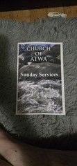 Charles Manson – ATWA Pamphlet- ATWA Sunday Church -Crime -Tate – Helter Skelter