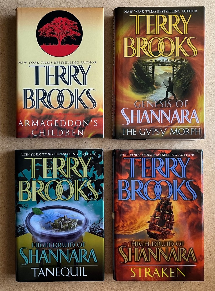Terry Brooks SHANNARA HC Lot 4 ARMAGEDDON CHILDREN GYPSY MORPH TANEQUIL STRAKEN