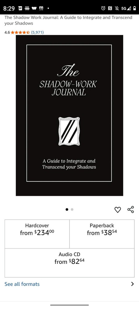 The Shadow Work Journal: a Guide to Integrate and Transcend Your Shadows