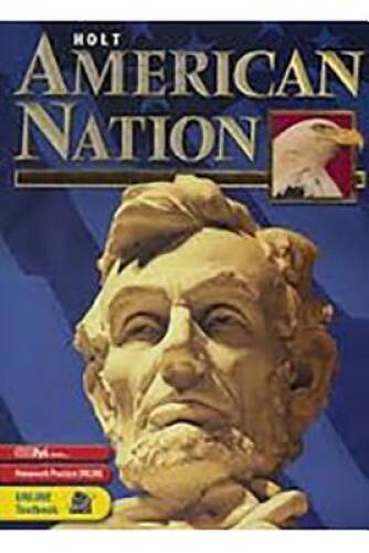 Holt American Nation, Full Volume: Student Edition 2005 – Hardcover – VERY GOOD