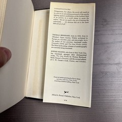 Thomas Bernhard Correction First Knopf Edition 1979 HC DJ