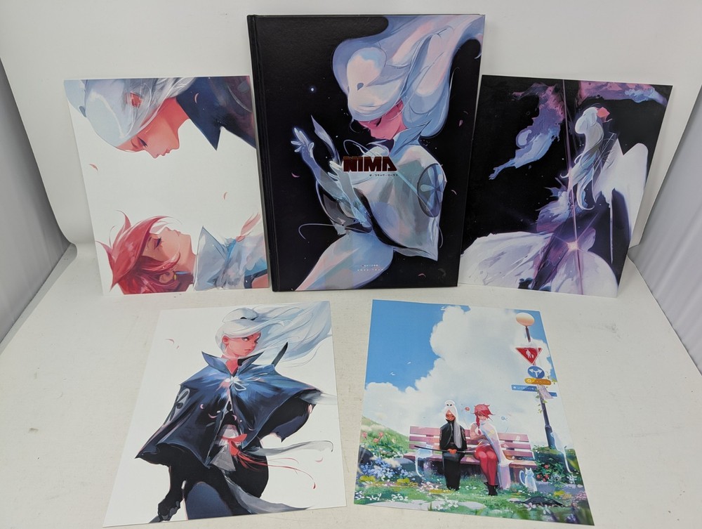 NIMA Limited Edition Art Book Signed by Ross Tran, RossDraws – 4 Art Prints