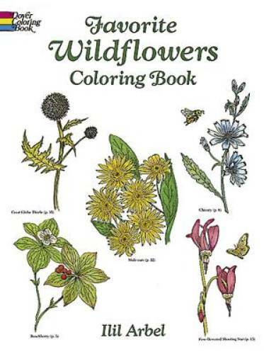 Favorite Wildflowers Coloring Book (Dover Nature Coloring Book) – GOOD
