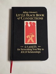 Little Black Book of Connections Networking Hardcover Jeffrey Gitomer 2006 NEW