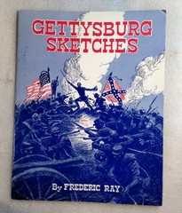 Gettysburg Sketches Frederic Ray 1963 Illustrated Civil War History Times & News